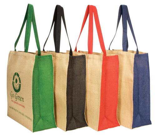 Jute Carry Bags - Color: .