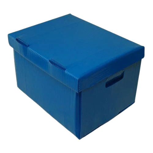 Laminated Corrugated Packaging Box - Paper Material, Blue Color, Plain Design | Ideal for Apparel, Electronics, Food, Gifts & Crafts