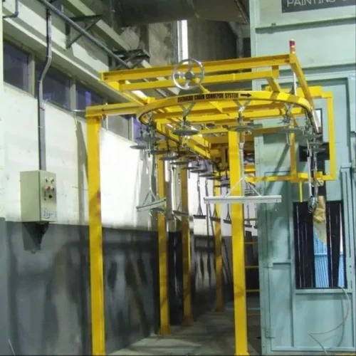 Overhead Conveyor Paint Shop - Color: Yellow