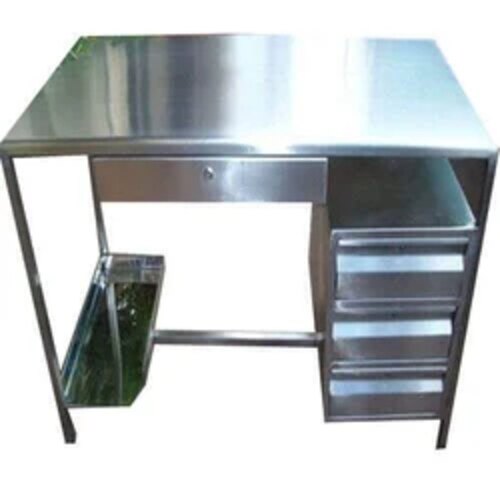 Polished Stainless Steel Table