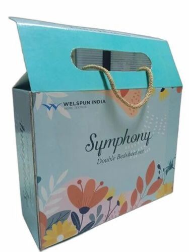 Printed Corrugated Box - Double Wall 5 Ply, 2x8x6 Inches, Multi Color, Embossed Matte Finish, Virgin Kraft Paper with Type A Flute | 1 Kg Capacity
