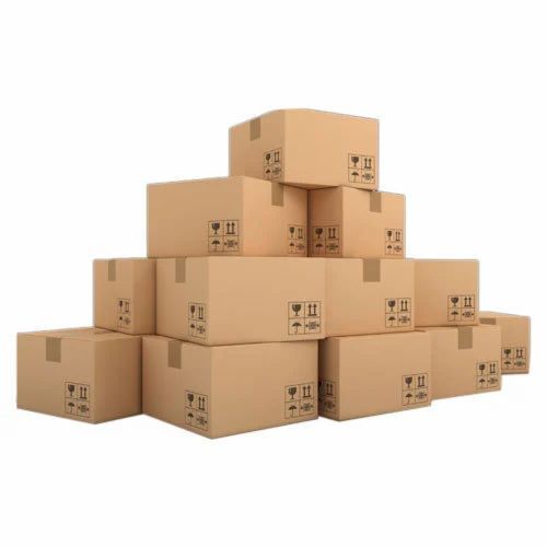 Printed Kraft Paper Packaging Boxes - 21-30 Kg Capacity Brown Color 0.5-5 mm Thickness Ideal for Apparel Electronics Food Gifts & Crafts