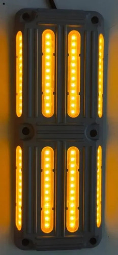 Rectangular Yellow Road Reflector - Material: Plastic (Body)