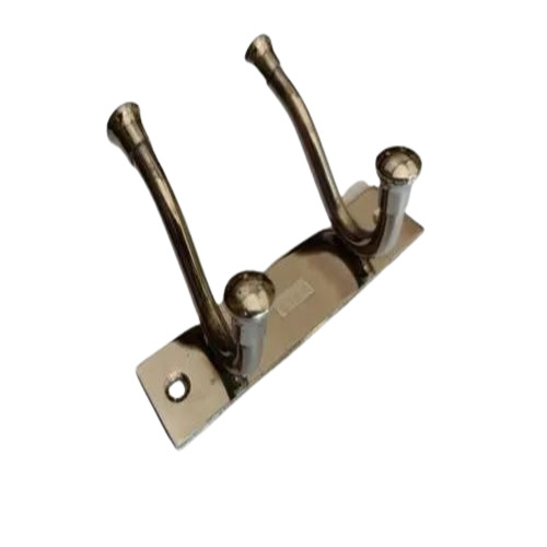 Steel Wall Hanger - Stainless Steel 6 Inch Rectangle Utility Hook Silver Color Durable Design with Fine Finishing | Ideal for Garment Hanging