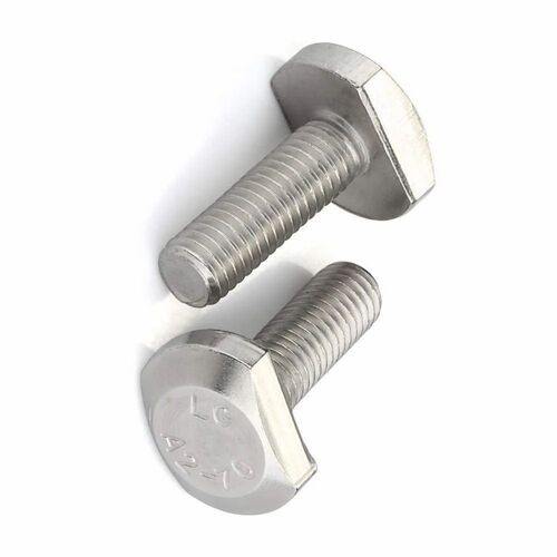 T Shaped Head Bolt - Mild Steel & Stainless Steel, Diameter 4.00 To 12.00mm, Size M4 to M12, Color Silver, Industrial Use