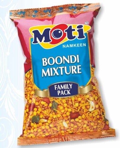 Boondi Mixture Namkeen - 500 Grams Packet, Spicy and Salty Snack with Good Quality and FSSAI Certification