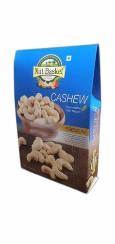 Cashew Nut Packaging Box - Paper Material, Multi Color Printed Design | Ideal for Secure and Attractive Nut Packaging