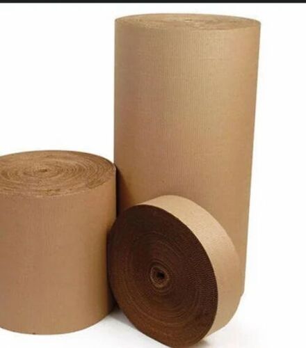 Corrugated Packaging Roll - Wood Pulp, 23.4 x 33.1 Inch, Brown, 3 Ply, Eco-Friendly Design | Ideal for Versatile Packaging Applications