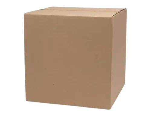 Plain Corrugated Packaging Boxes - Brown Paper Material | Ideal for Apparel, Electronics, Food, Gifts & Crafts
