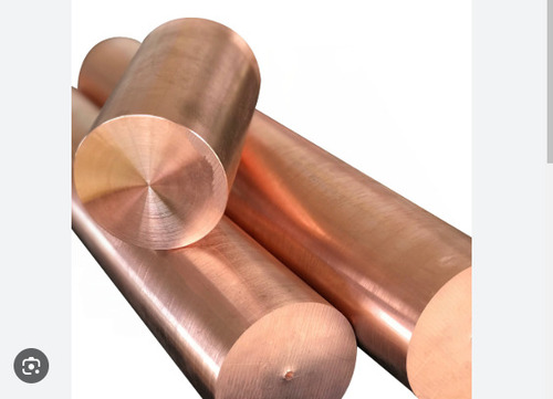 Copper Electrode Bar - Color: Golden