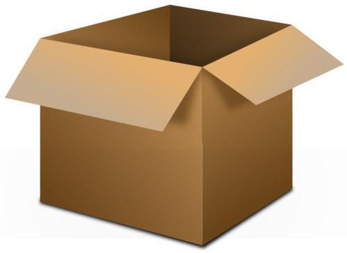 Corrugated Carton Box - Brown Paper Material, Foldable Design with Plain Pattern