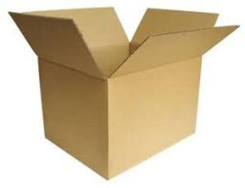 Corrugated Box - Paper Material, Rectangle Shape, Brown Color | Ideal for Apparel, Electronics, Food, Gifting & Crafts