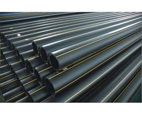 Hdpe Pipe - Durable HDPE Material,  Round Shape, Black Color | Fine Finished, Socket Joint Connection, Long Lasting for Industrial Applications