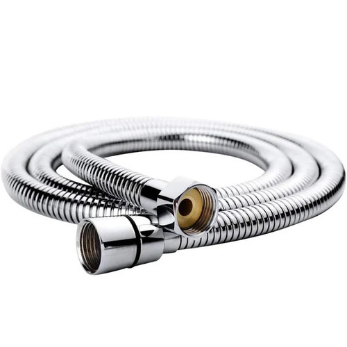 Metallic Hose - Stainless Steel, 0.5mm Thickness, Silver & Black, Spiral Or Annular Shape, Joint Or Flange End Connection | Industrial Use, Polished Finish, Hard Hardness