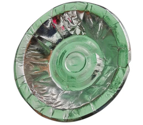 Round Paper Bowl - Paper Customized Size Silver Color | Heavy Duty Disposable Cold & Heat Resistant 1000 Pieces Plain Pattern