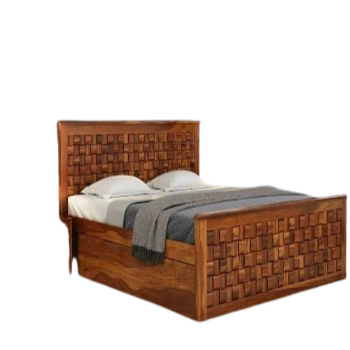 Sheesham Wooden Double Bed