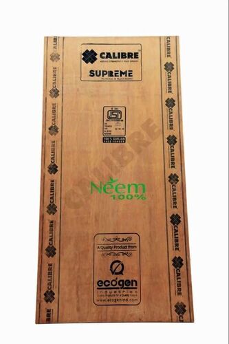 Neem Wood 11-Ply Commercial Plywood - 6 mm Thickness, ISI Marked | Moisture Proof, Indoor Furniture Usage