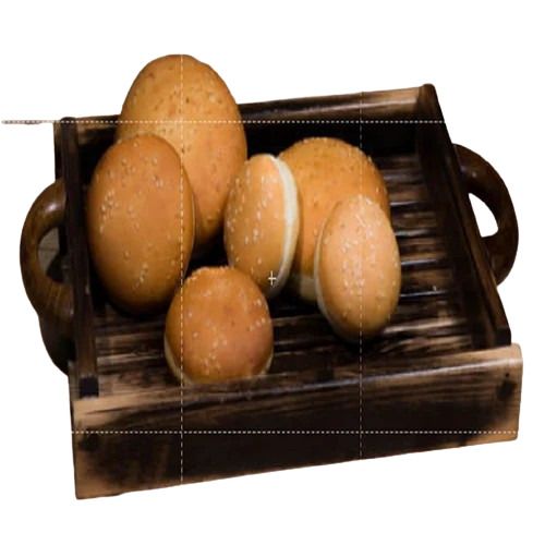 Bakery Burger Bun - Eggless, Other Shape, 5-Day Shelf Life | FSSAI Certified by Cranberry Foods, Good Quality for Baking