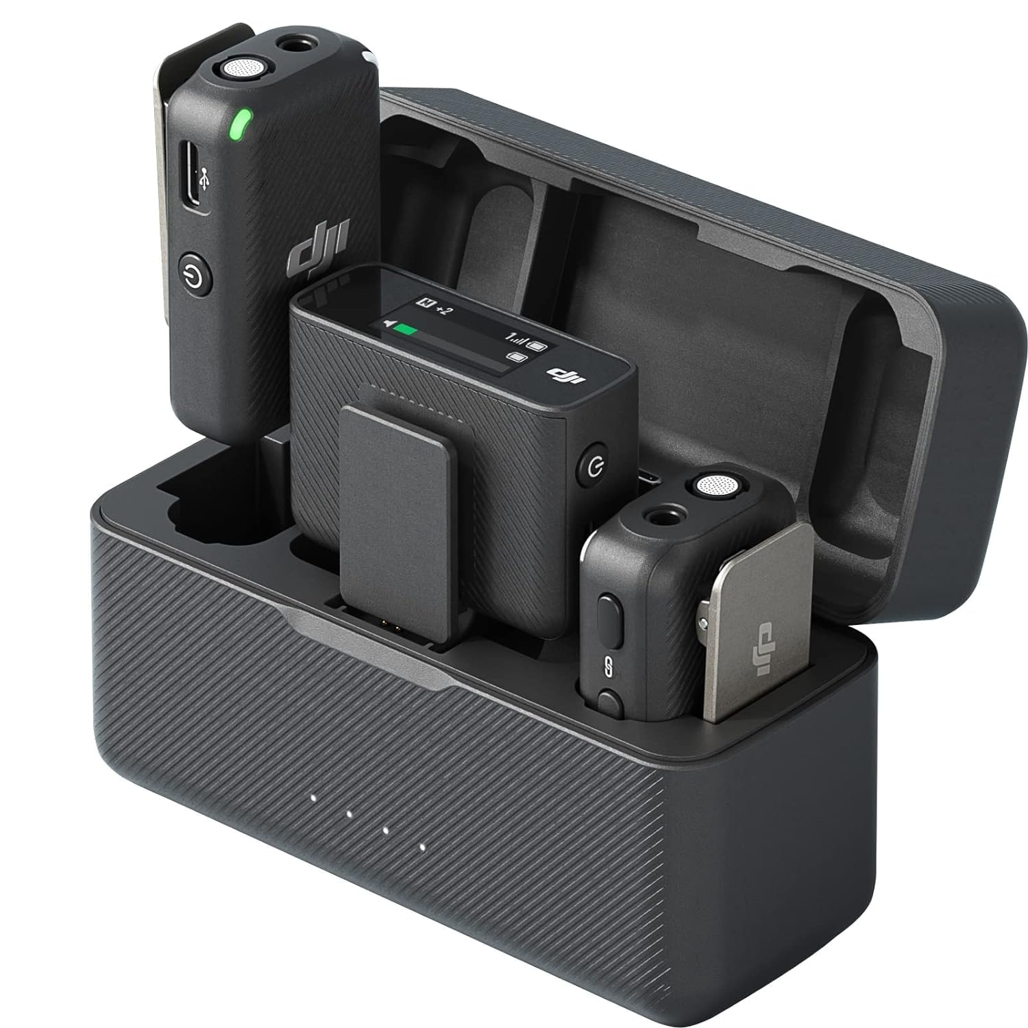 Dji Mic Wireless Microphone System For Smartphones Cameras Laptops - Color: Black