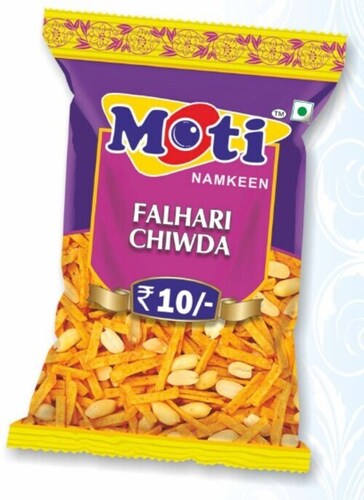 Falhari Chiwda Namkeen - Good Quality Yellow Color | Tasty Salty & Spicy Flavor Small Size Shelf Life of 6 Months FSSAI Certified