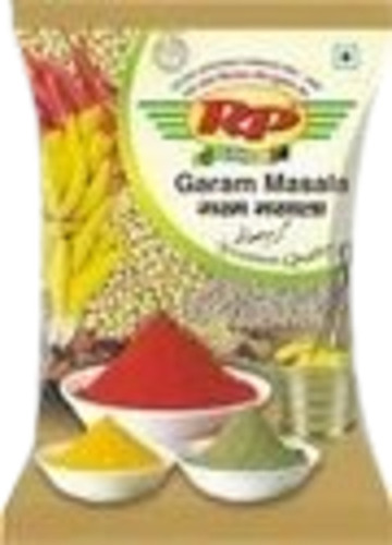 Garam Masala Packaging Pouch - Plastic Material, Printed Multicolor Design | Durable, Versatile Use for Spice Storage and Preservation