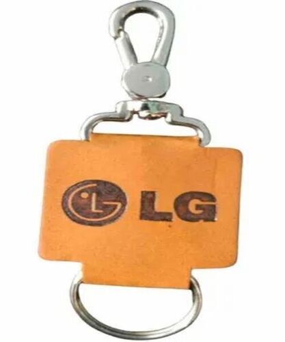 Wooden Keychain - Wood Material, Brown Color | Attractive Designs, Good Quality, Plain Pattern