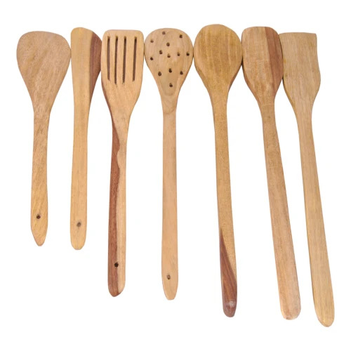 Wooden Spoon Set - Color: Brown