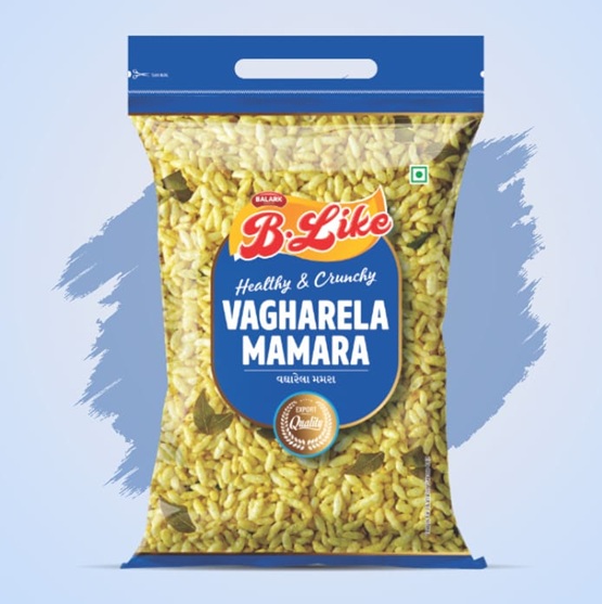 B Like Vagharela Mamara (Turmeric Puffed Rice), 400 GSM | Zip Lock Bag