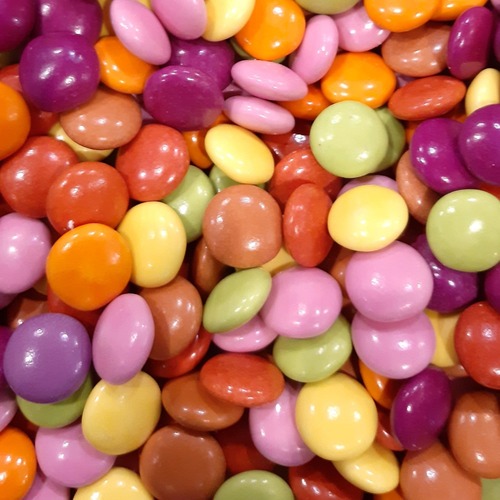 Chocolate Candies - 1 kg Solid Sweet Treats | 100% Pure Multicolor Chocolate Flavor, Dry Storage, 1 Year Shelf Life