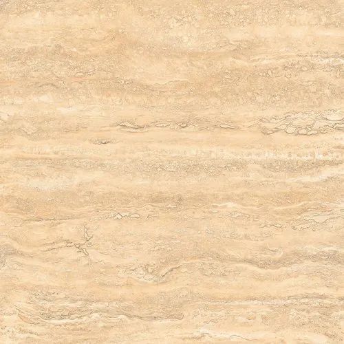 Floor Tiles - Calcium Carbonate, 600x600 mm, Matt Beige Finish | Embossed Surface Treatment, Accent Tile Type