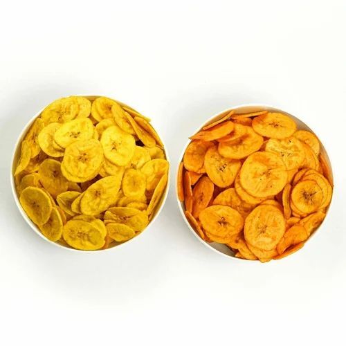 Kerala Banana Chips - 1 Kilogram Packet, FSSAI Certified Salty Snack | Tasty, Healthy, Fried Banana Delights with 2 Months Shelf Life