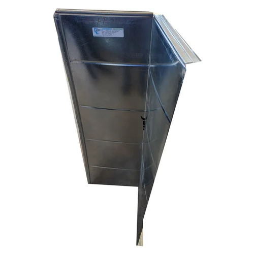 L Shape Air Duct - Sheet Metal, Customized Size, Silver | Wall Mount Installation, Durable for Home, Industrial, Restaurant, Warehouses