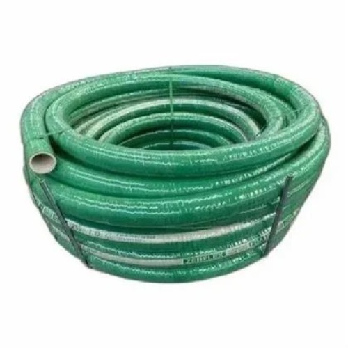 Chemical Rubber Hose - Rubber, Customized Size, Green | Round Shape, Roll Packaging, Ideal For Industrial Gas Applications