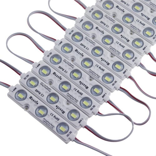 Led Module - Plastic Material, Customized Size, White Color | Heavy Duty, Electric Power Source, Medium Beam, 2 Seconds Response Time