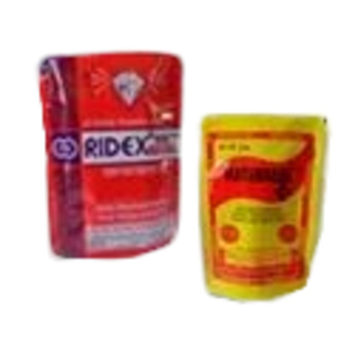 Lubricant Oil Packaging Pouch - Plastic Material, Multi Color, Stand Up Pouch | Printed Design for Enhanced Visibility and Ease of Use