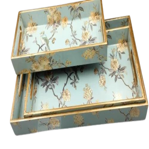 Mdf Wooden Printed Tray