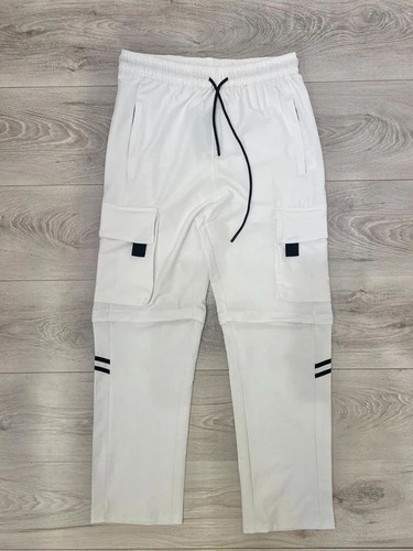 Mens Poly Cotton Cargo Track Pants