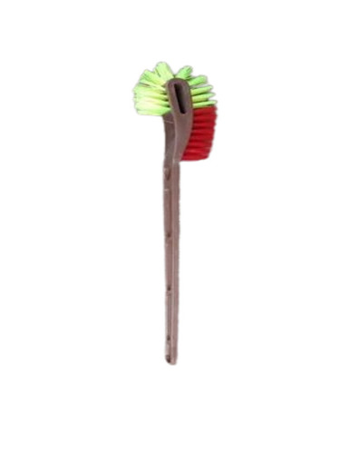 Plastic Toilet Cleaning Brushes - Plastic Material, Multicolor Design | Easy to Clean, Perfect Finish for Modern Toilet Applications