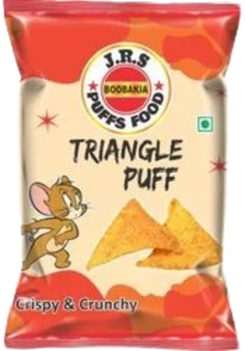 Puffs Snacks Packaging Pouch - PET Material, 6x8 Inches Size, Multi Color | 3 Side Sealed Pouch, Heat Sealed Closure, 100gm Capacity