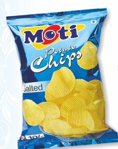 Salted Potato Chips - Good Quality Packet | Tasty, Healthy, FSSAI Certified, Fried, 6 Months Shelf Life