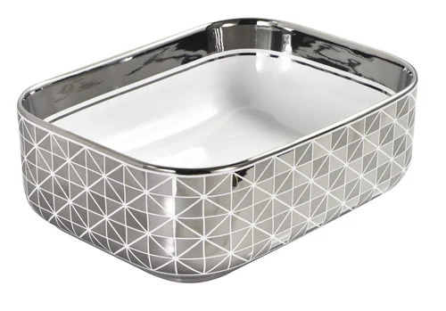 Table Top Ceramic Wash Basin - Color: Grey