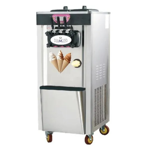 Triple Softy Ice Cream Machine - Color: Silver