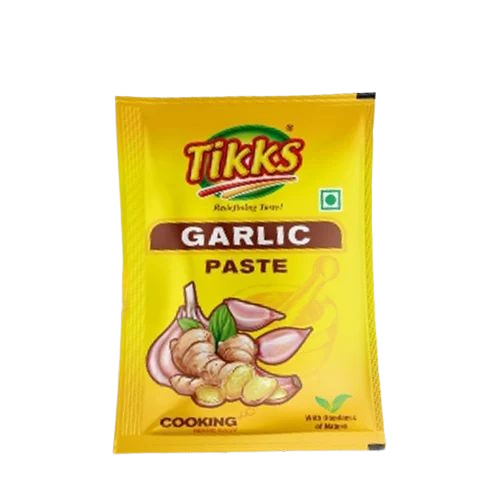 Garlic Paste - 25 Gr Pouch, FSSAI Certified, Good Quality, Shelf Life 6 Months, Store in Dry Place