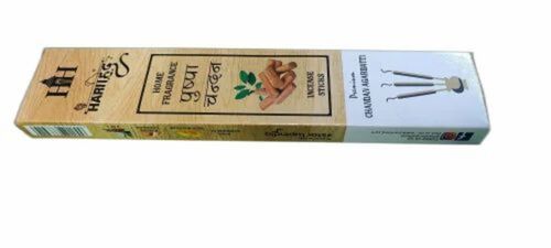 Hari Hind Natural Chandan Agarbatti - Bamboo Material, 8 Inch Length | Easy to Clean, Eco-Friendly Indian Incense