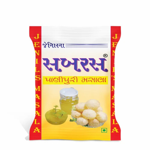 Jenil Sabras Pani Puri Masala - 30 Grams Powder | Brown Color, FSSAI Certified, Good Quality, Store in Dry Place, Shelf Life: 6 Months
