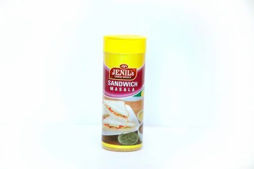 Jenil Sabras Sandwich Masala - 100g Powder | FSSAI Certified, Good Quality, Dried Food, Packaged in Box, Store in Dry Place, 6 Months Shelf Life