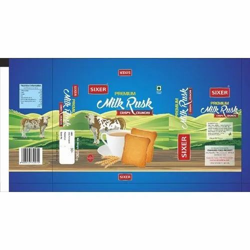 Milk Rusk Packaging Pouch