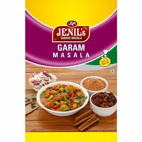 Mix Garam Masala - 1 Kilograms Powder | FSSAI Certified, Brown Color, Dry Storage, 6 Months Shelf Life, Pouch Packaging