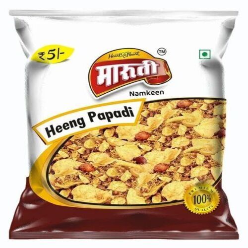 Maruti Heeng Papdi Namkeen - 25g Soft Besan Snack | Salty Taste, Easy to Digest, Food Grade, 4 Months Shelf Life