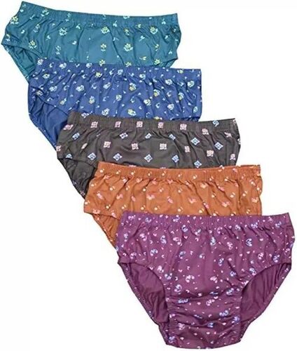 Printed Cotton Panties - Organic Cotton Free Size High Cut Multicolor | Skin Friendly Machine Washable Casual Wear for Ladies